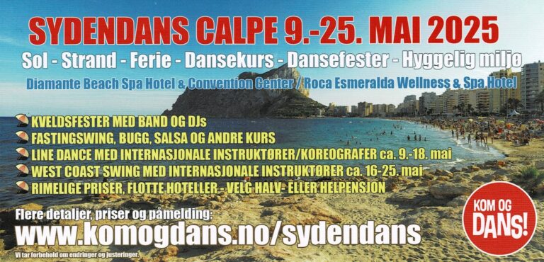 Dansferð til Calpe